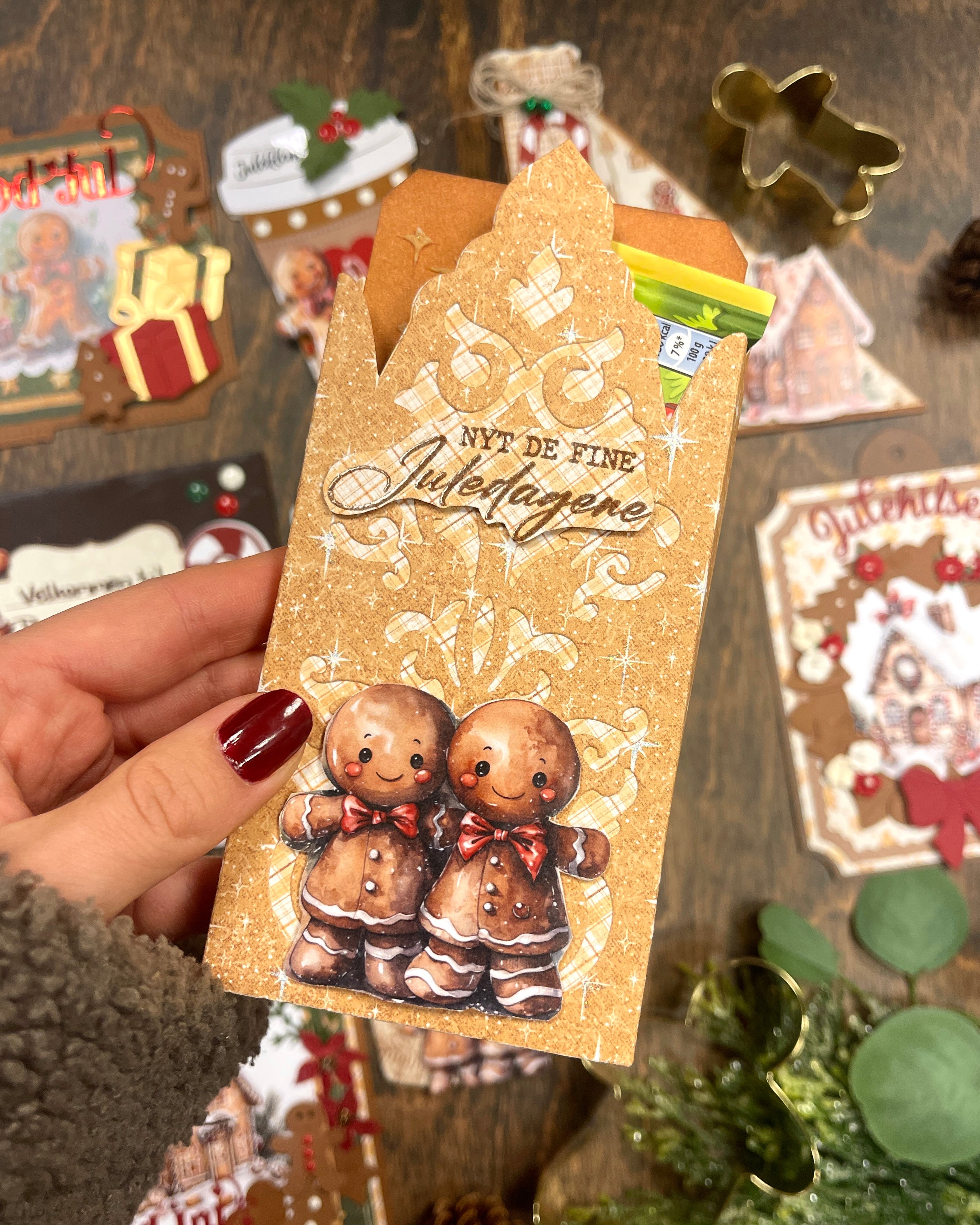 Bikuben Hobby  - Klippeark  A4 - Pepperkaker