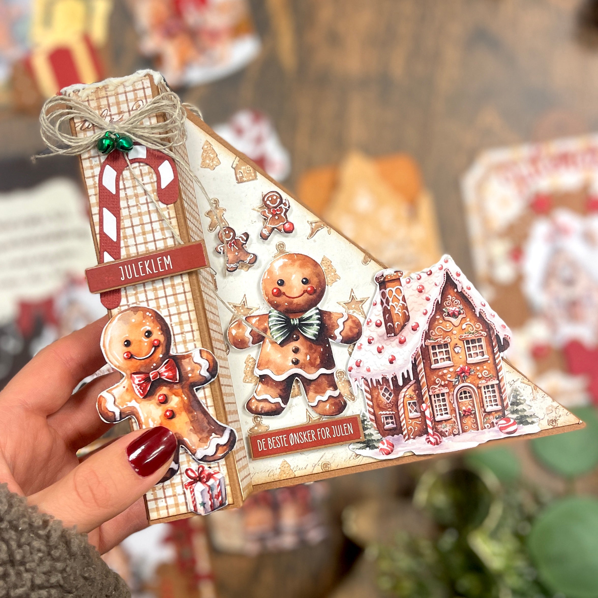 Bikuben Hobby  - Klippeark  A4 - Pepperkaker