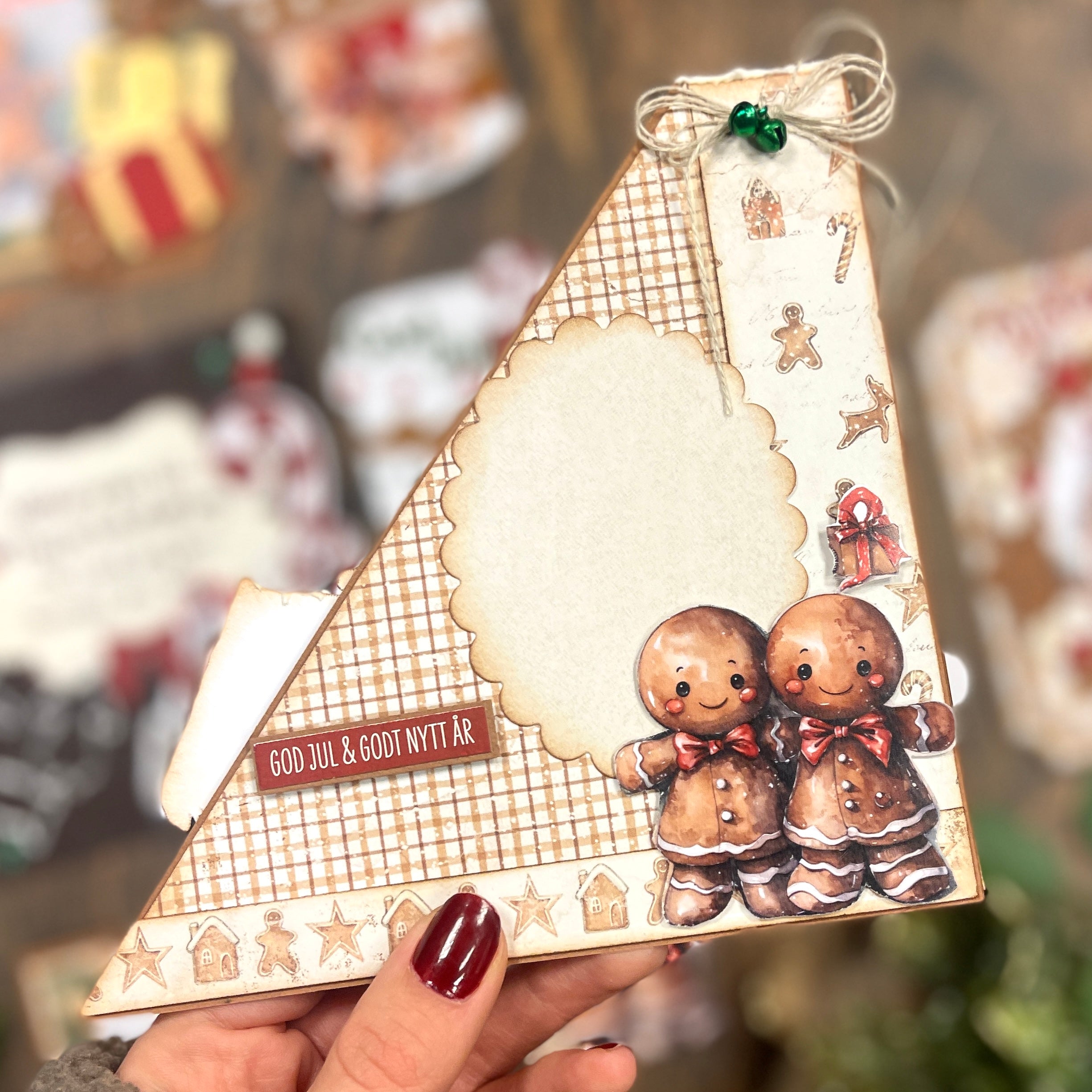 Bikuben Hobby  - Klippeark  A4 - Pepperkaker