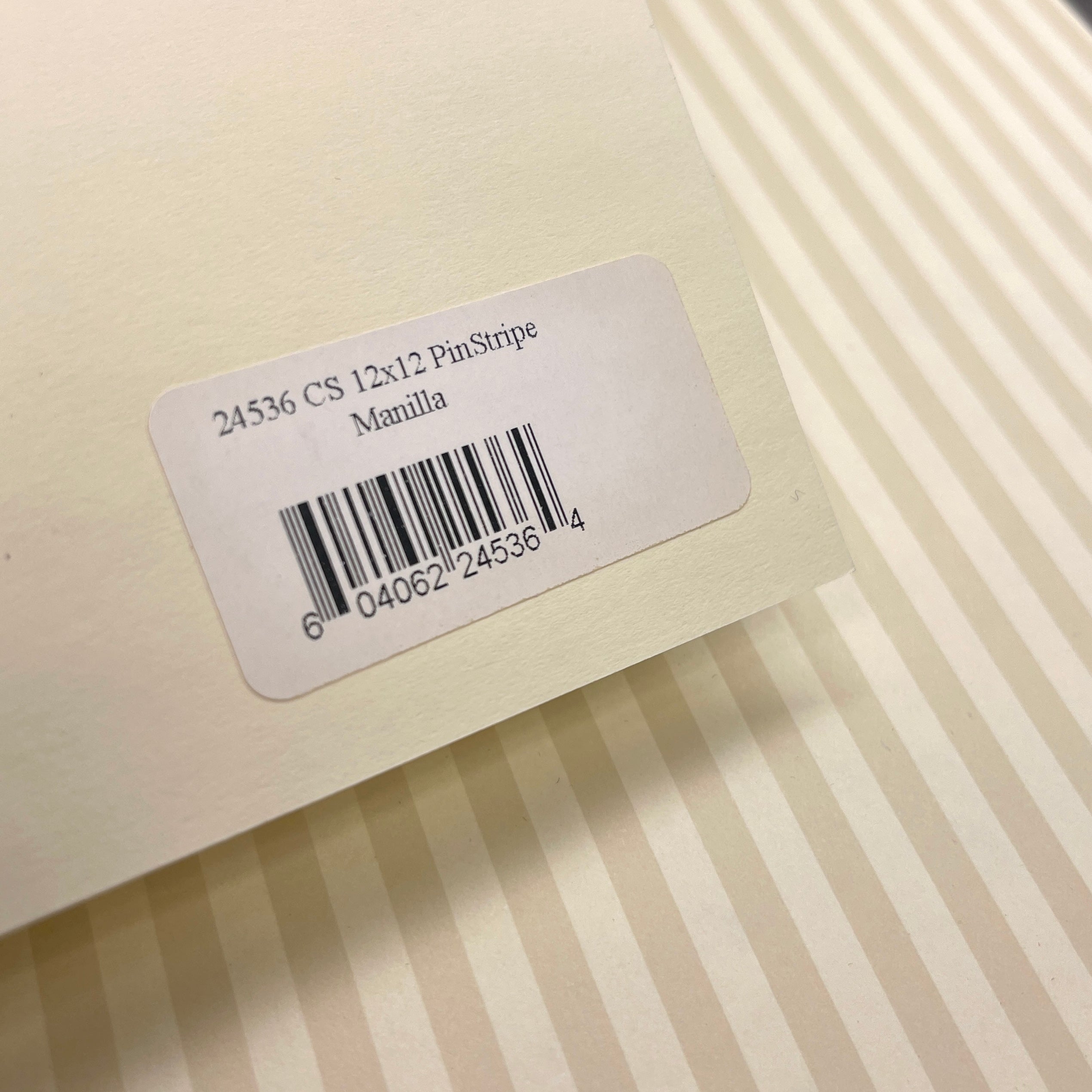 The Paper Company - Color Connect Stripe - Manilla - 12 x 12"