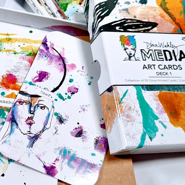 Dina Wakley Media - Mixed Media Art Cards