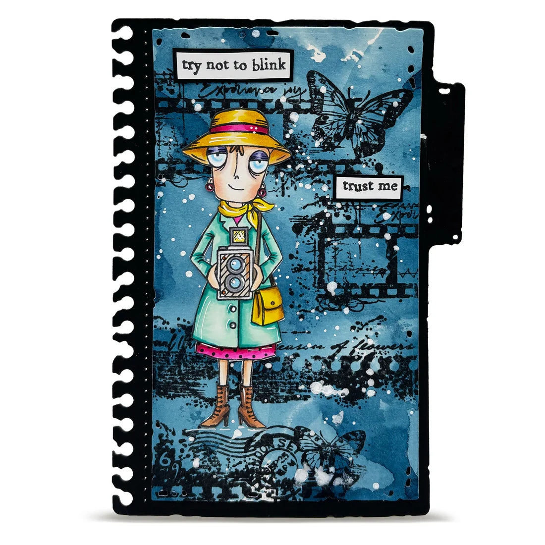 Aall and Create - Clear stamp set -Through the Lens - Torn Prints - A6