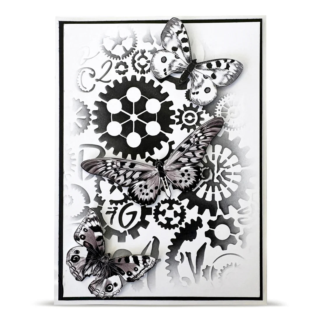 Aall and Create - Stencil - Clockspire - 6 x 6"