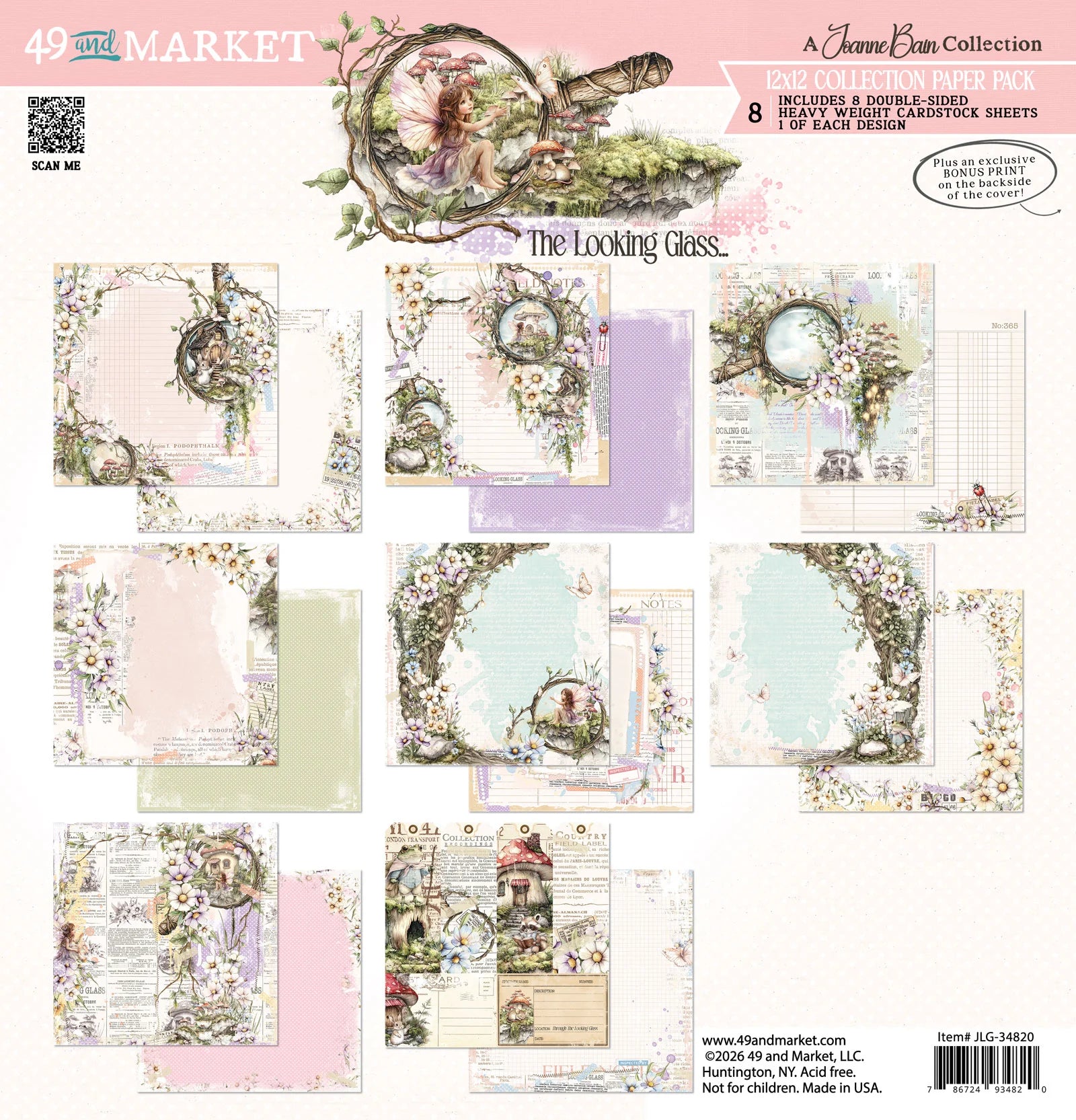 49 and Market - The Looking Glass - Collection Pack 12 x 12"