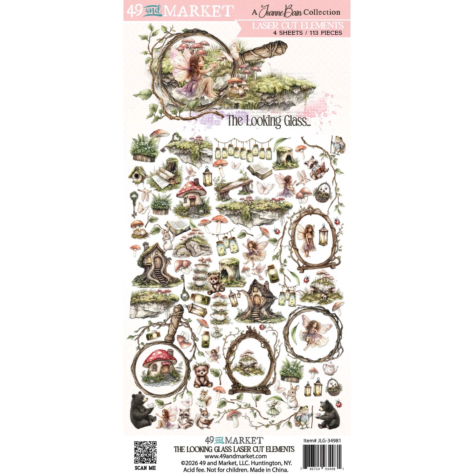 49 and Market - The Looking Glass - Laser Cut - Elements