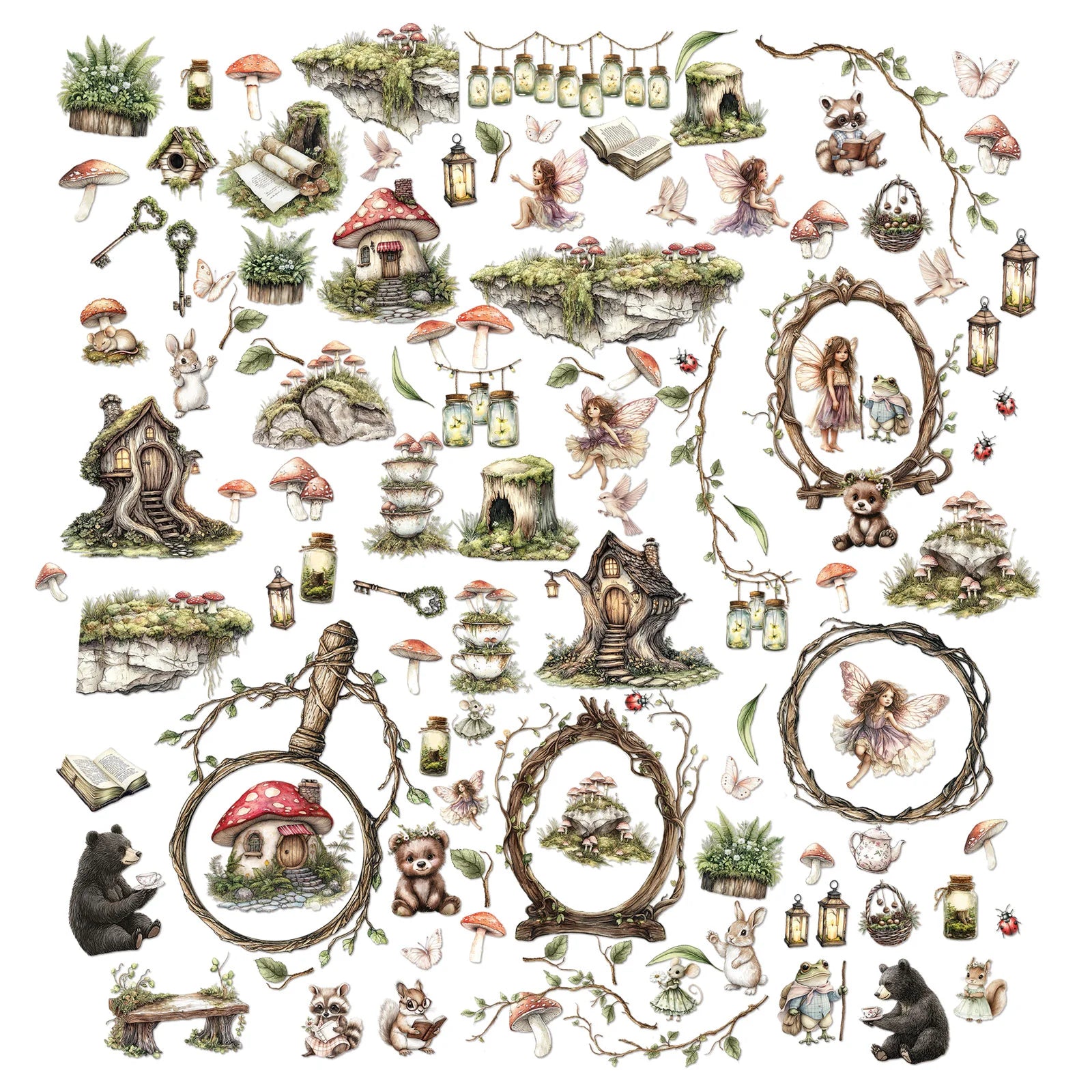 49 and Market - The Looking Glass - Laser Cut - Elements