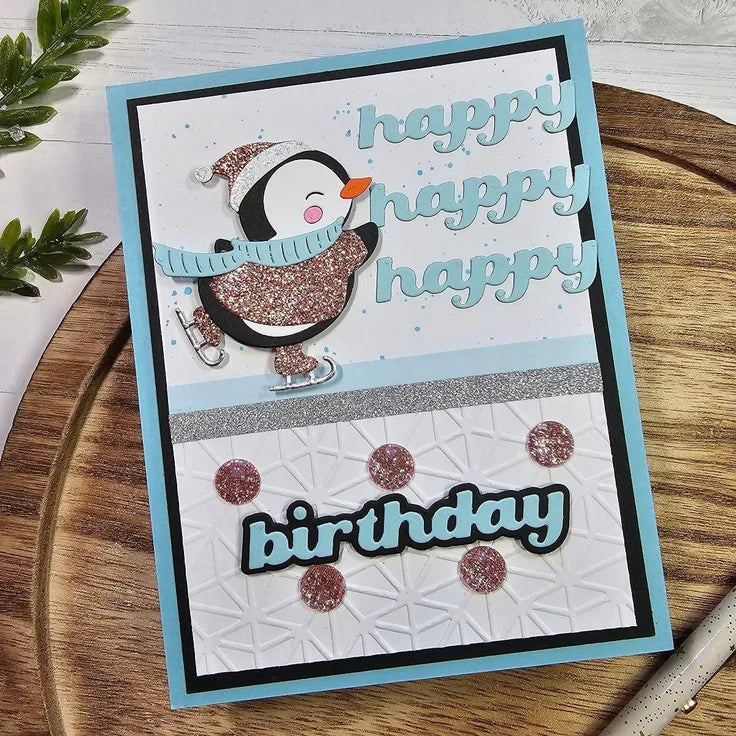 Spellbinders - Dies - The Dancin' Christmas Collection - Dancin' Penguin