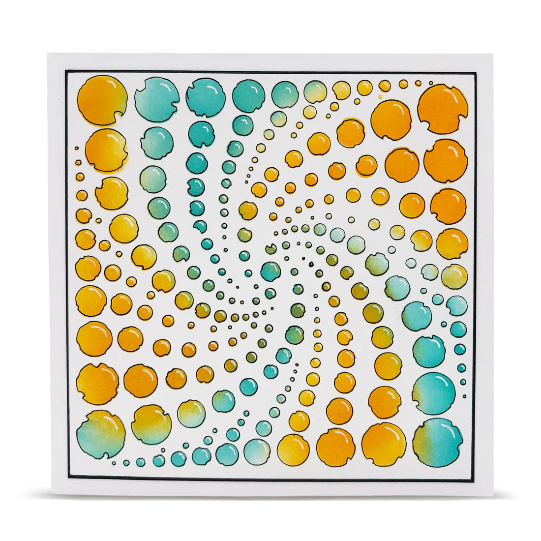 Aall and Create - Stencil - Center Spin - 6 x 6"