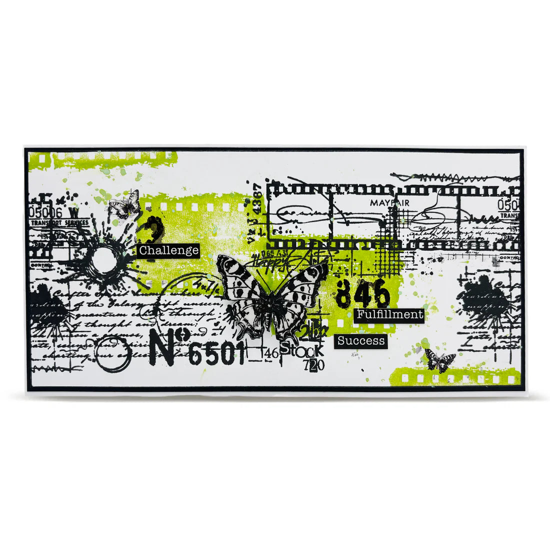 Aall and Create - Clear stamp set -Through the Lens - Splatter Film - A6
