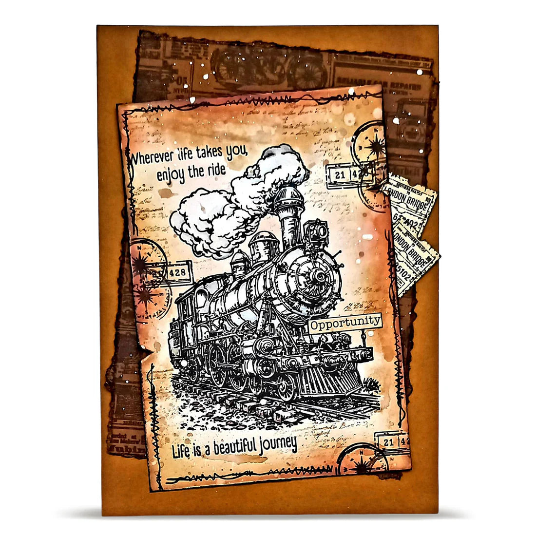 Aall and Create - Clear stamp set - Enjoy the Ride