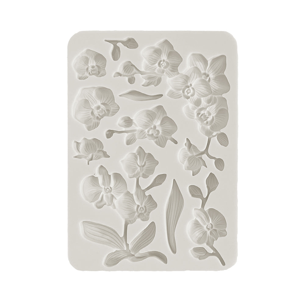 Stamperia  - Orchids and cats - Silicon Mould -  Orchids - A5