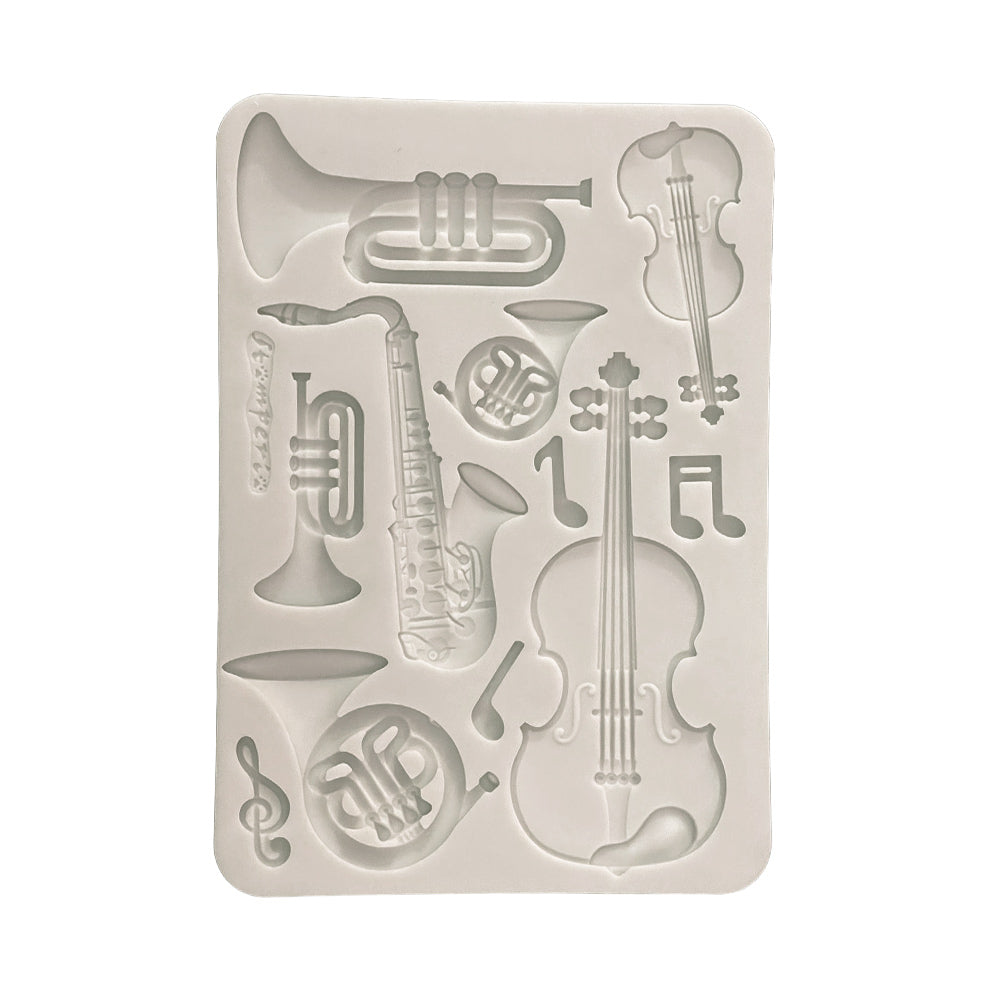 Stamperia  - Silicon Mould -  Symphony - Musical instruments - A5