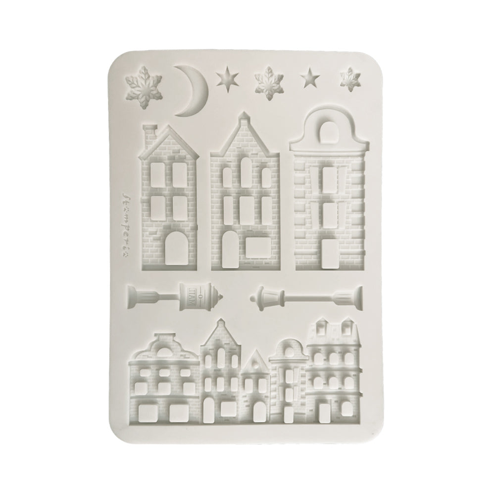 Stamperia - Silicon Moulds - Christmas Village