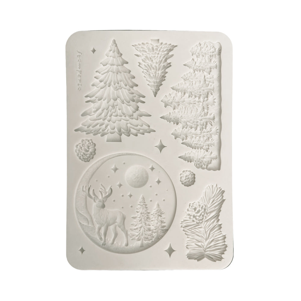 Stamperia - Silicon Moulds - Christmas Winter Landscape
