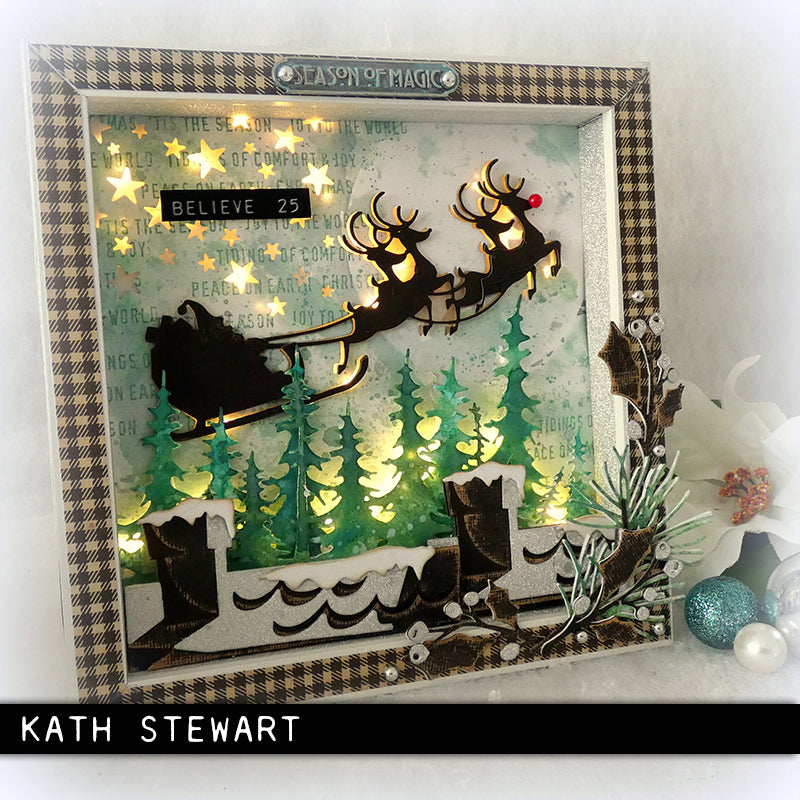 Sizzix - Tim Holtz - Thinlits  Dies - Forest Shadow