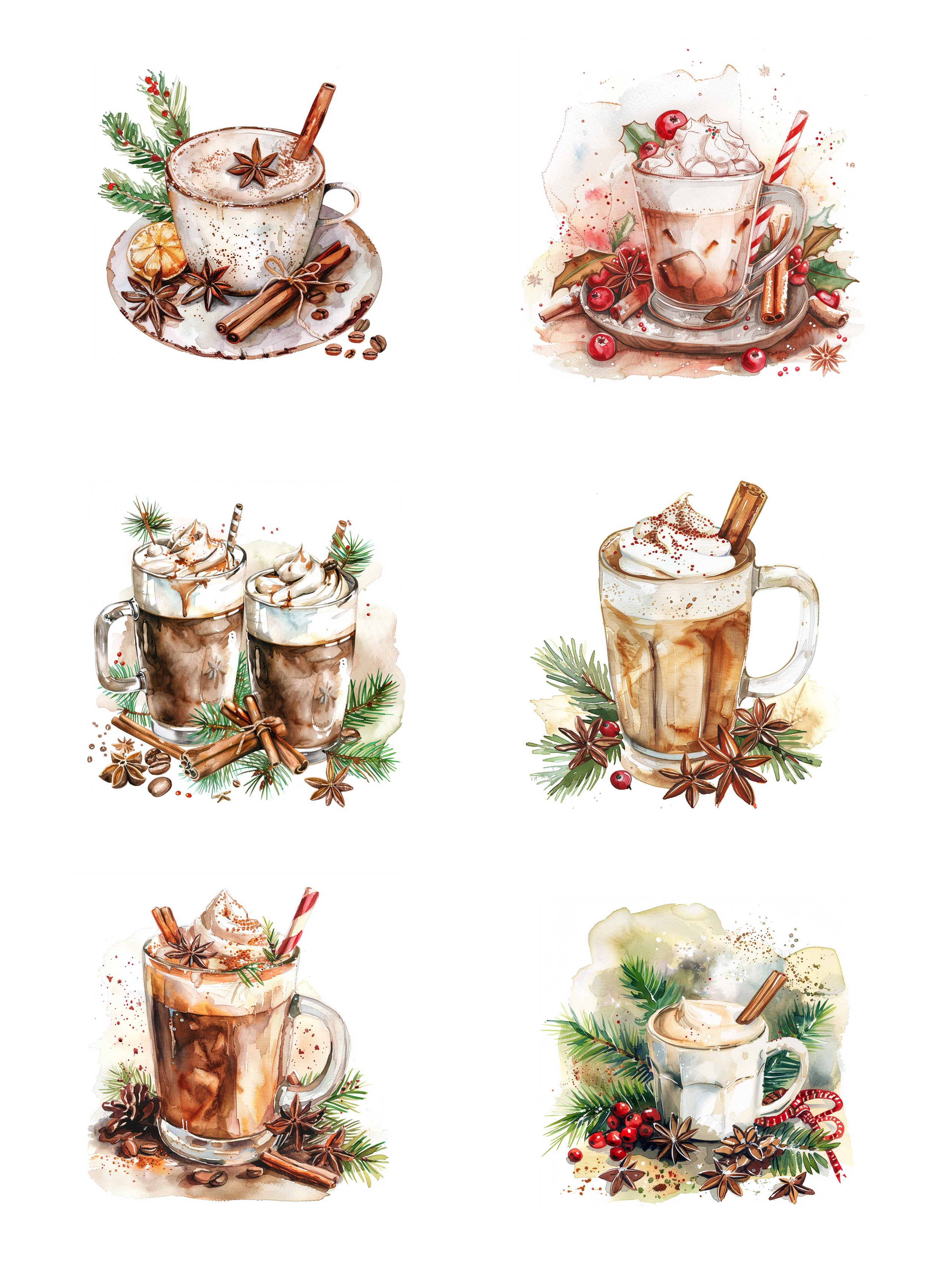 Reprint  - Klippark - Christmas Coffee - A4