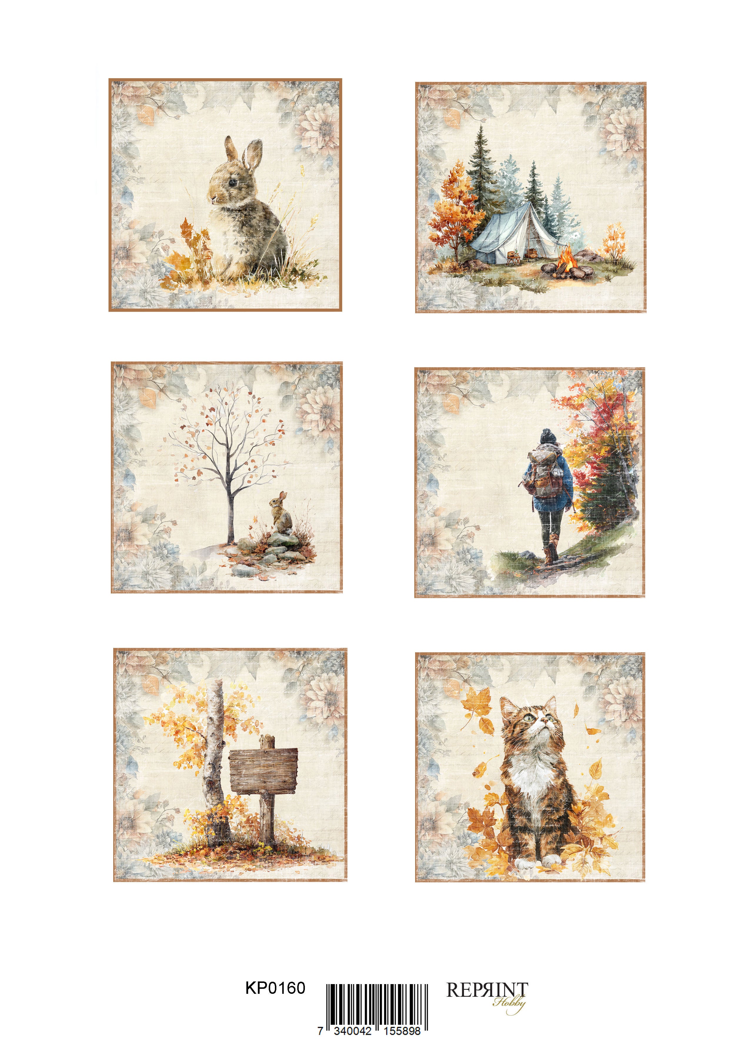 Reprint  - Klippark -  Cozy Season - Tags A4