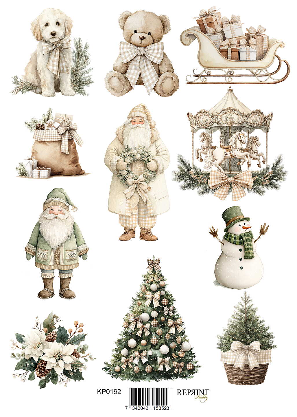 Reprint - Klippark - Cozy Christmas Collection - Cozy Christmas - A4