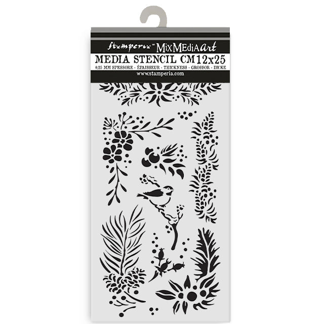 Stamperia - The Owl's house - Stencil - Branches - 12x25cm