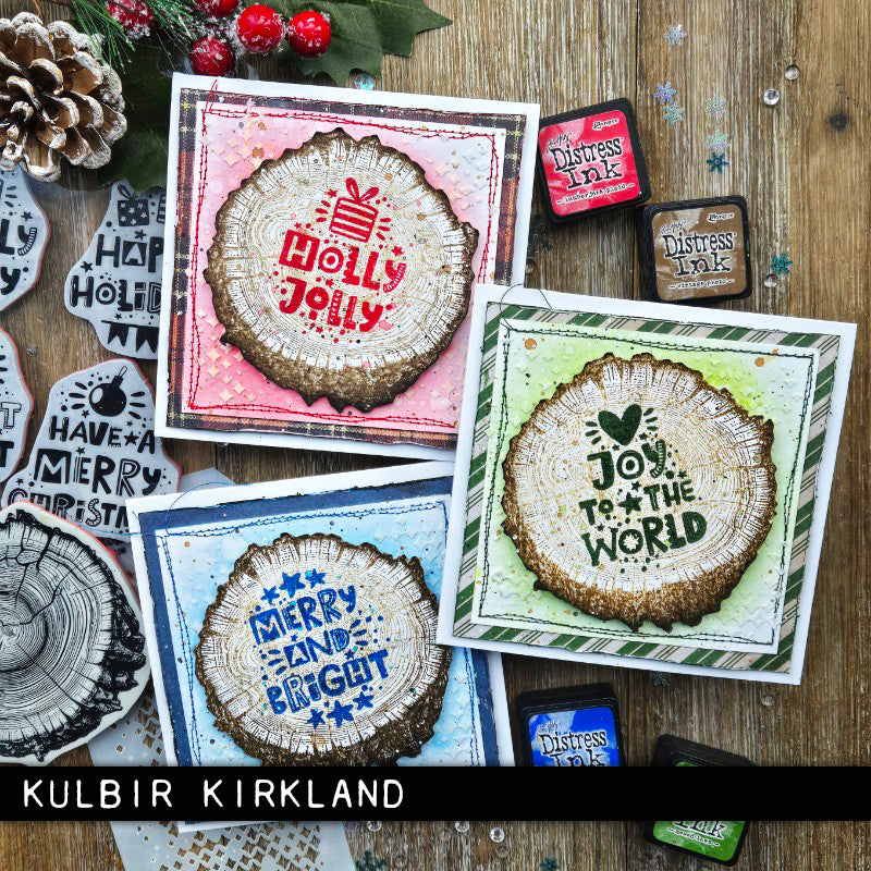 Tim Holtz Collection - Cling Stamps - Holiday Whatnots