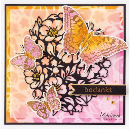 Marianne Design - Dies - Art Texture XL - Floral