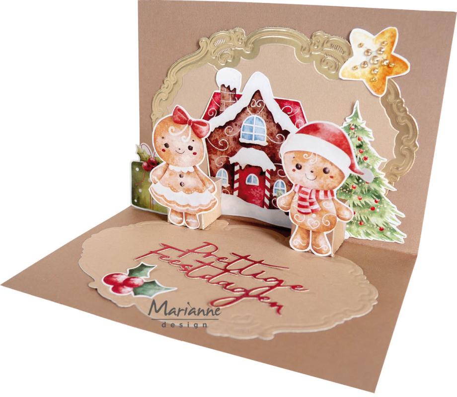 Marianne Design - Die Cuts - Ephemera - Gingerbread Christmas