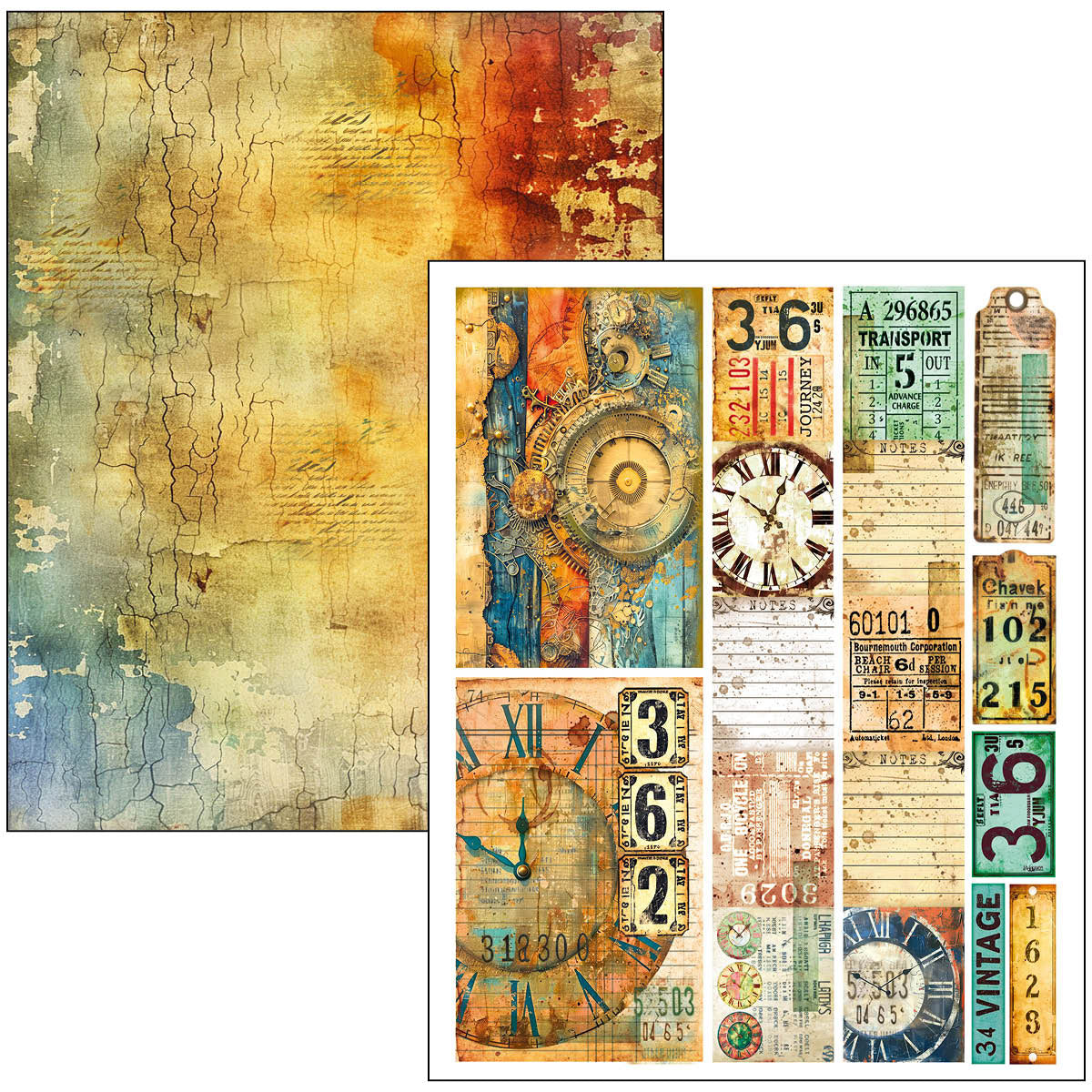 Ciao Bella - Mixed Media Book - Past Time - Maxi