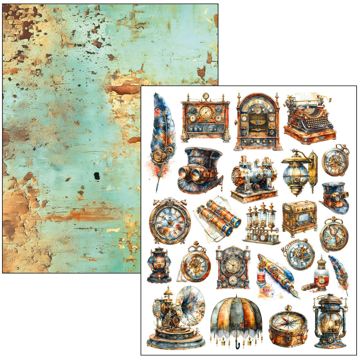Ciao Bella - Mixed Media Book - Past Time - Maxi