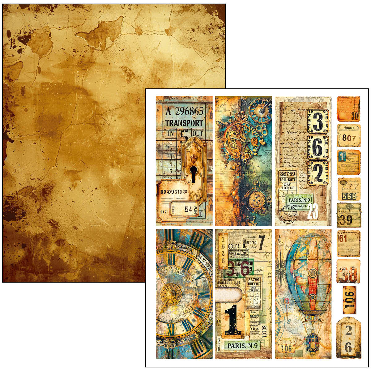 Ciao Bella - Mixed Media Book - Past Time - Maxi