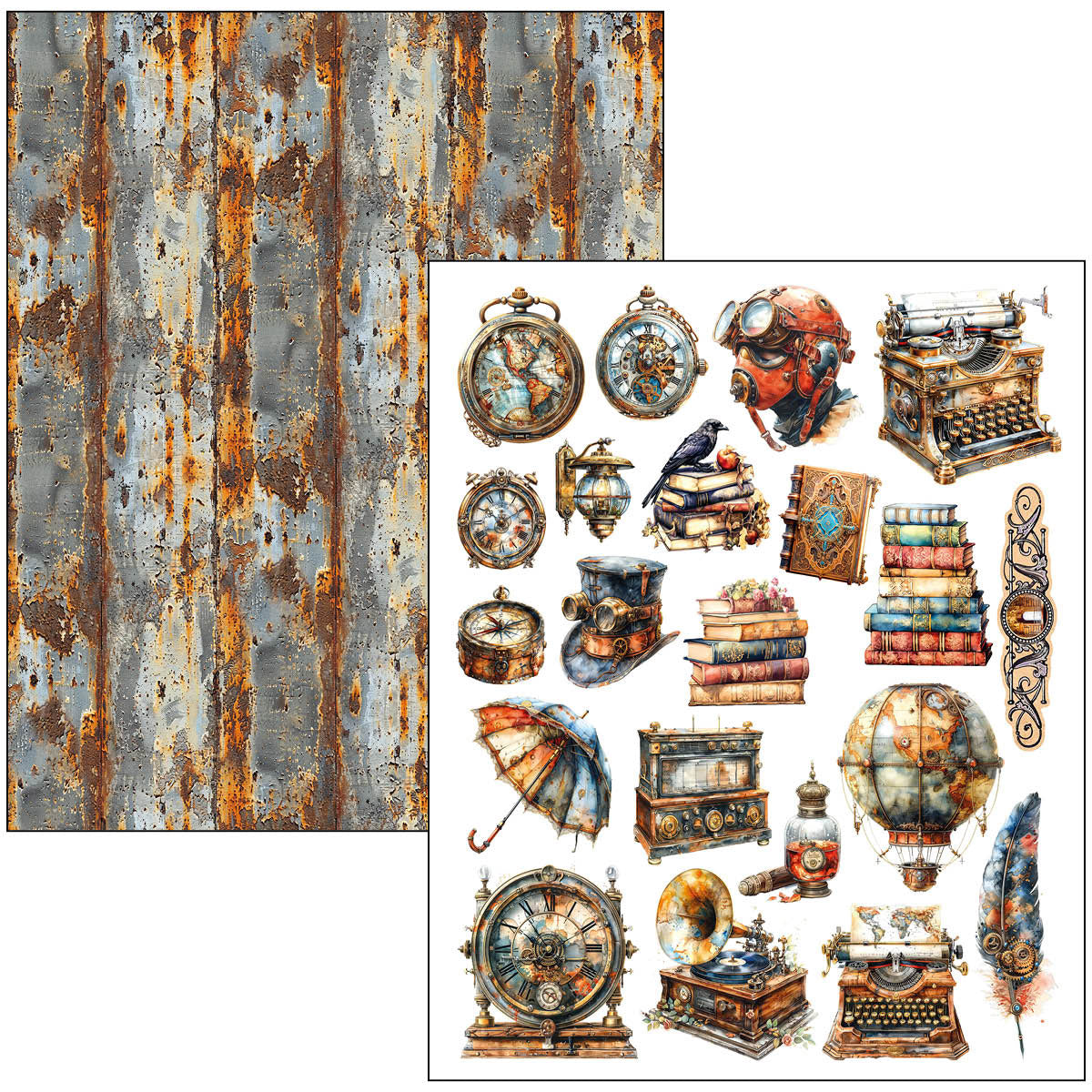 Ciao Bella - Mixed Media Book - Past Time - Maxi
