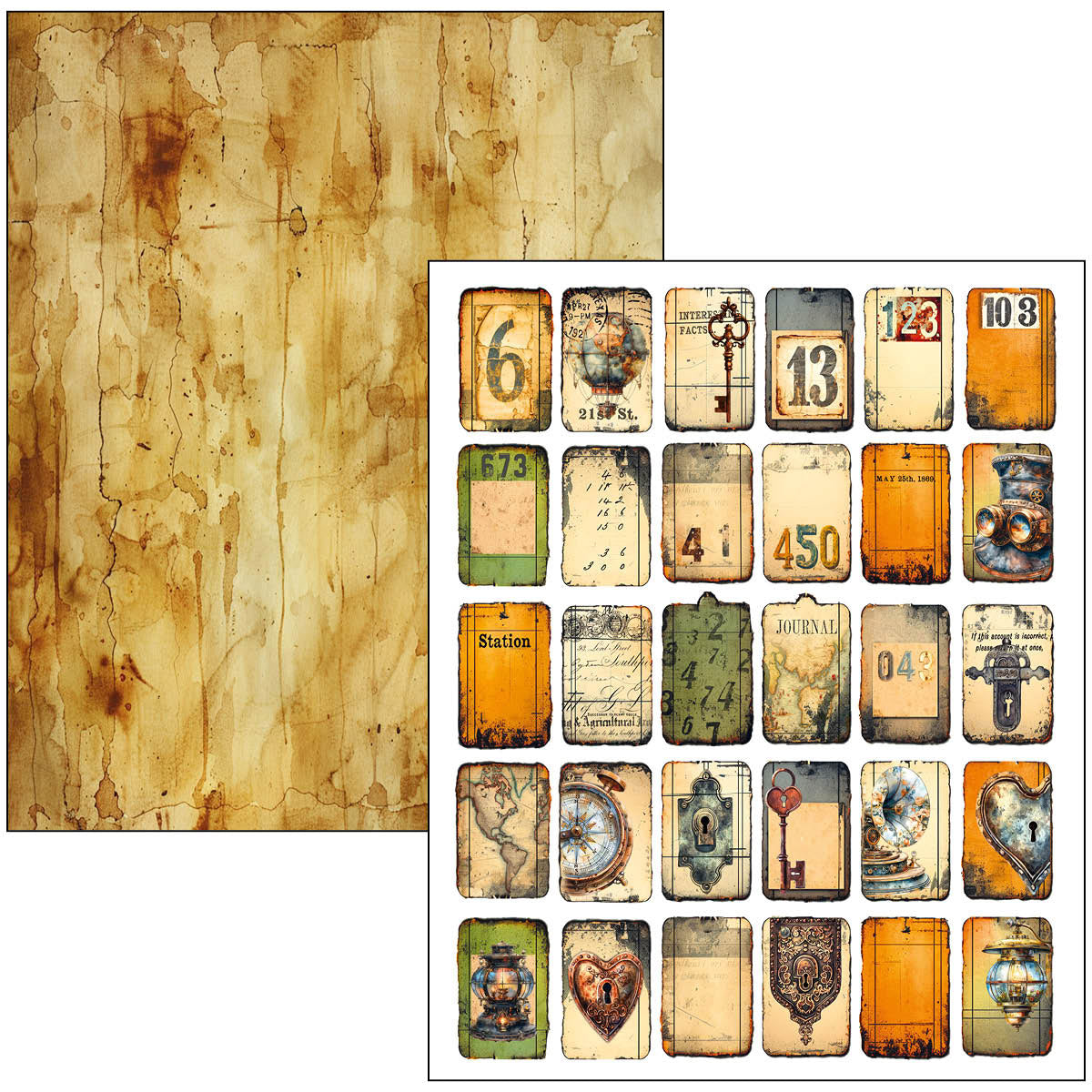 Ciao Bella - Mixed Media Book - Past Time - Maxi