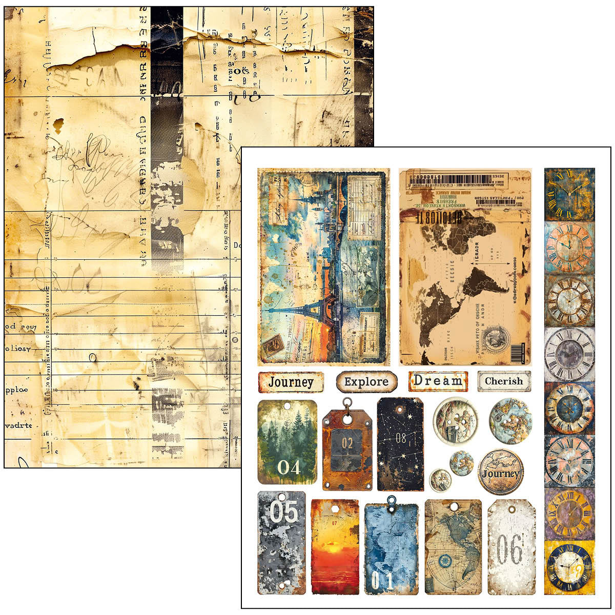 Ciao Bella - Mixed Media Book - Journey Ahead - Maxi