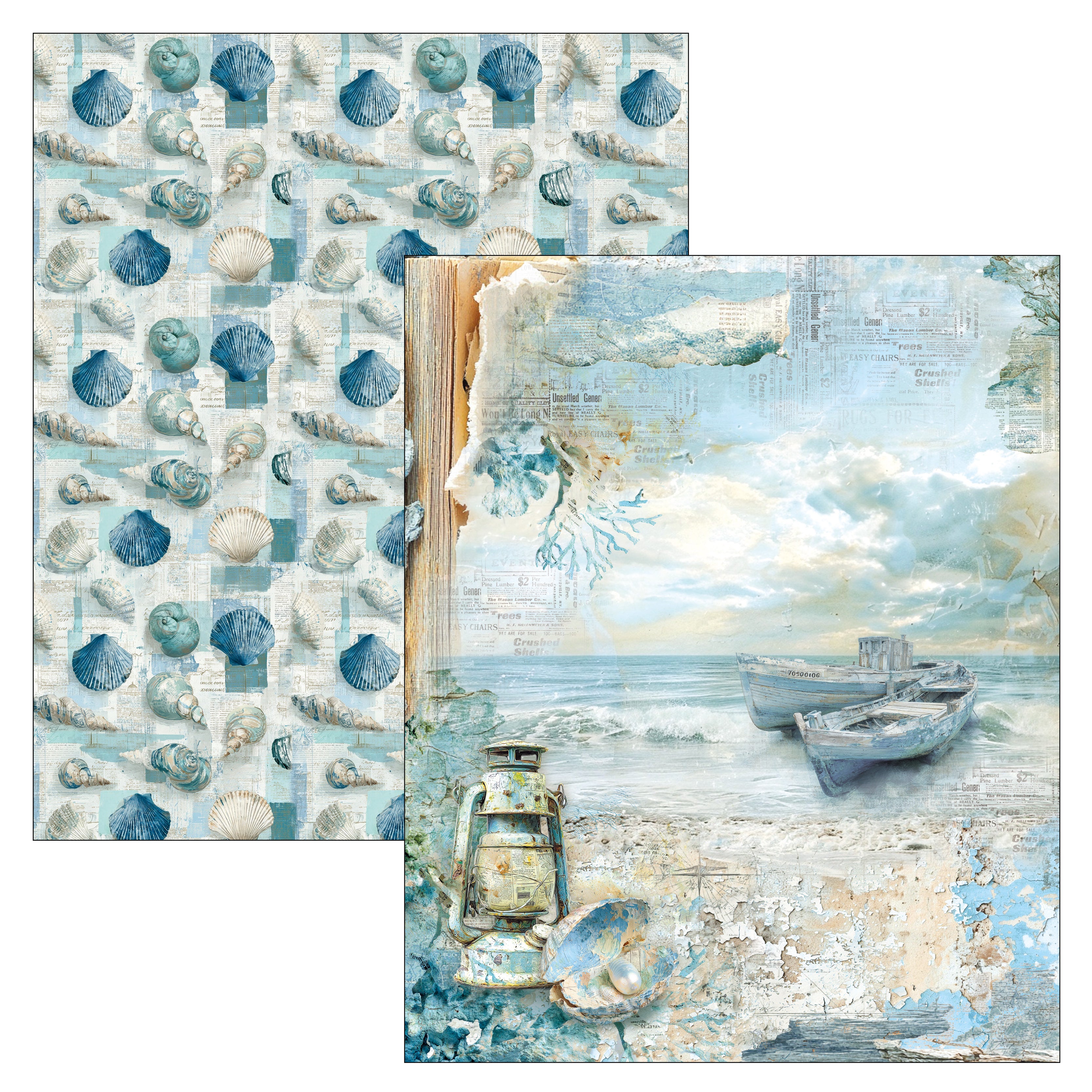 Ciao Bella - Mixed Media Book - Edge of the ocean - Maxi