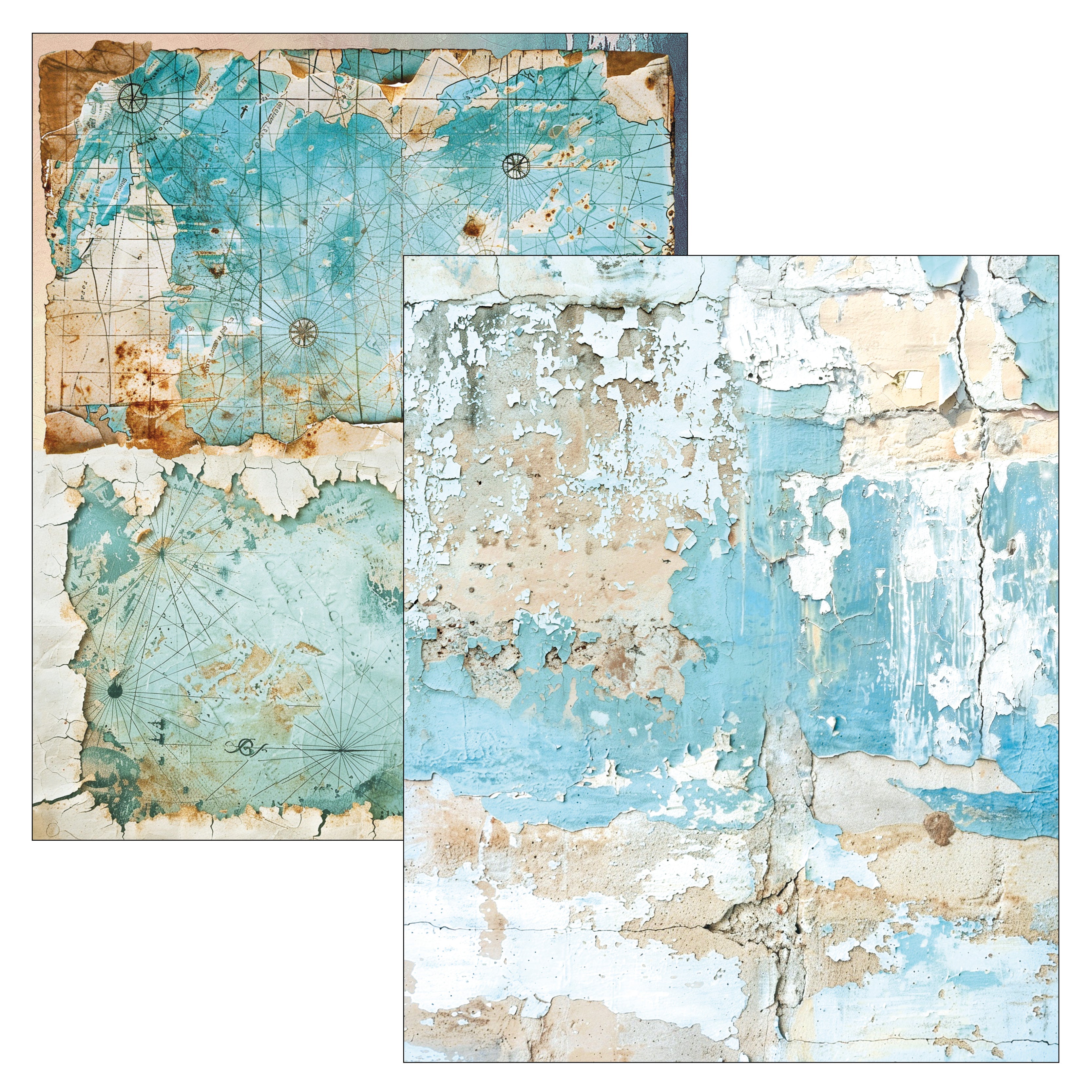 Ciao Bella - Mixed Media Book - Edge of the ocean - Maxi