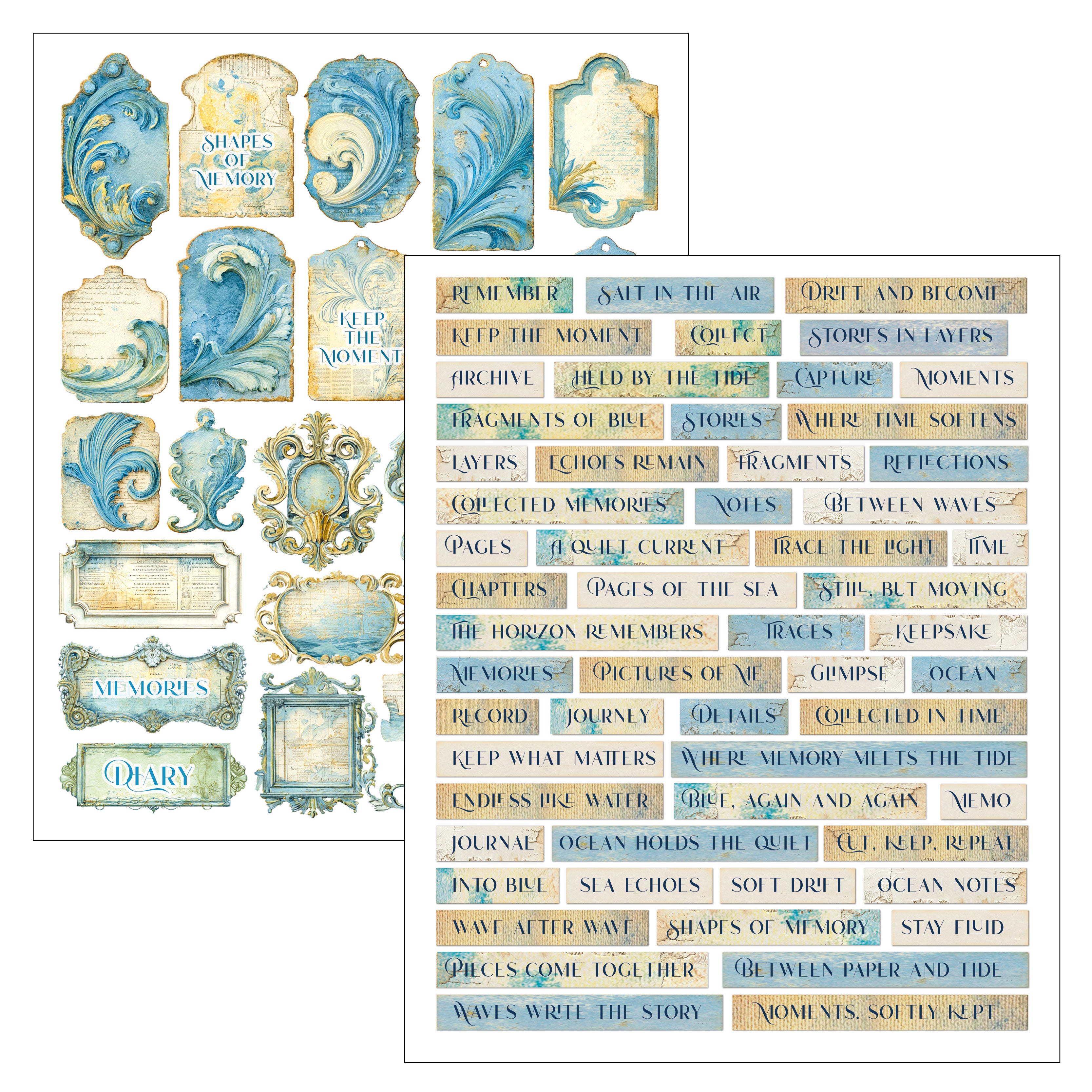 Ciao Bella - Mixed Media Book - Edge of the ocean - Maxi