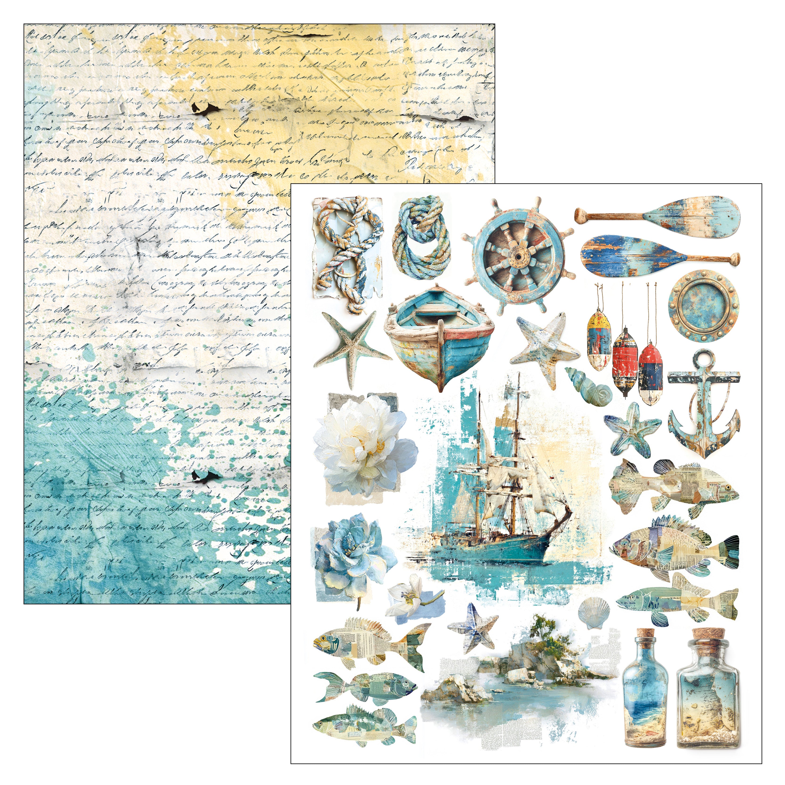 Ciao Bella - Mixed Media Book - Edge of the ocean - Maxi