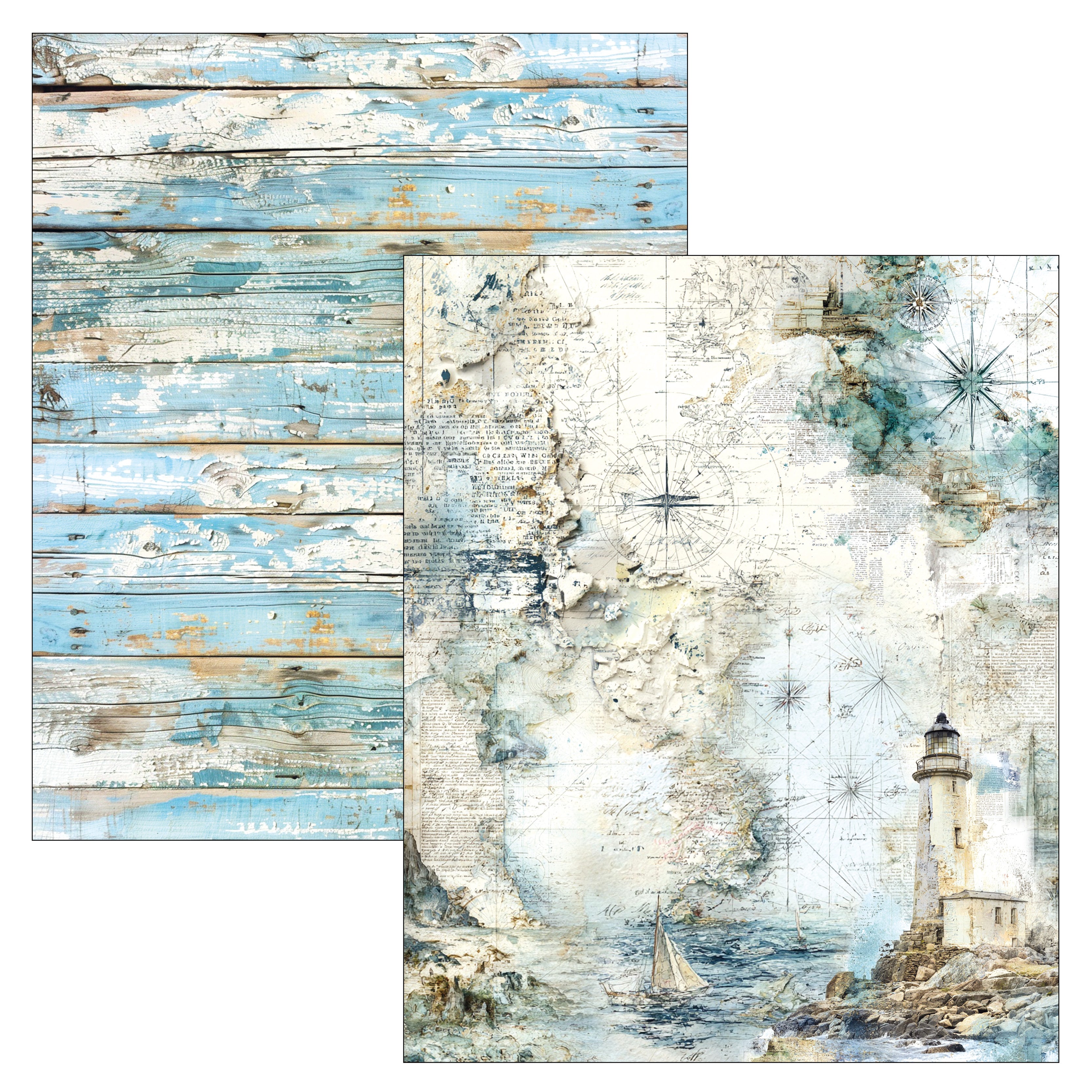 Ciao Bella - Mixed Media Book - Edge of the ocean - Maxi