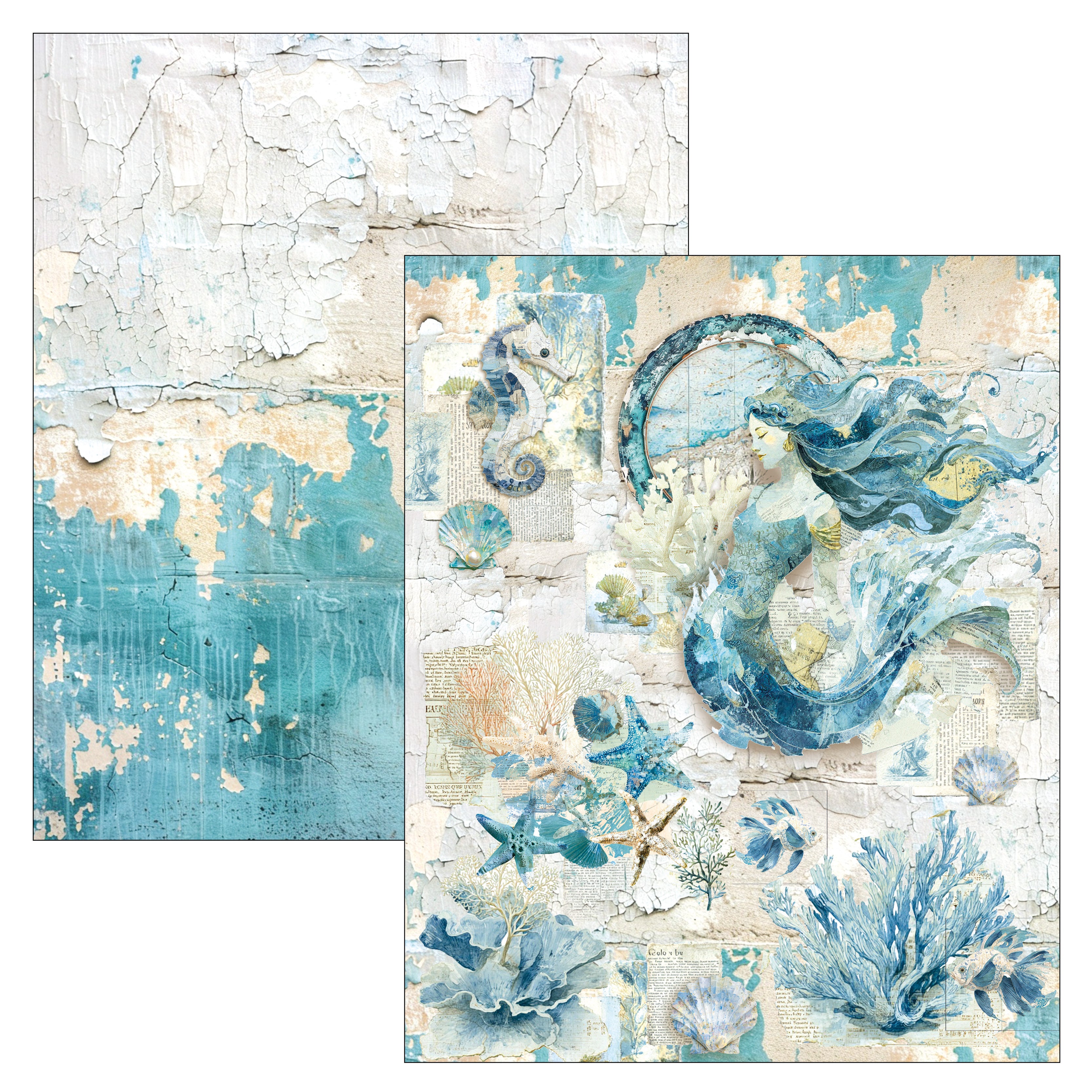 Ciao Bella - Mixed Media Book - Edge of the ocean - Maxi
