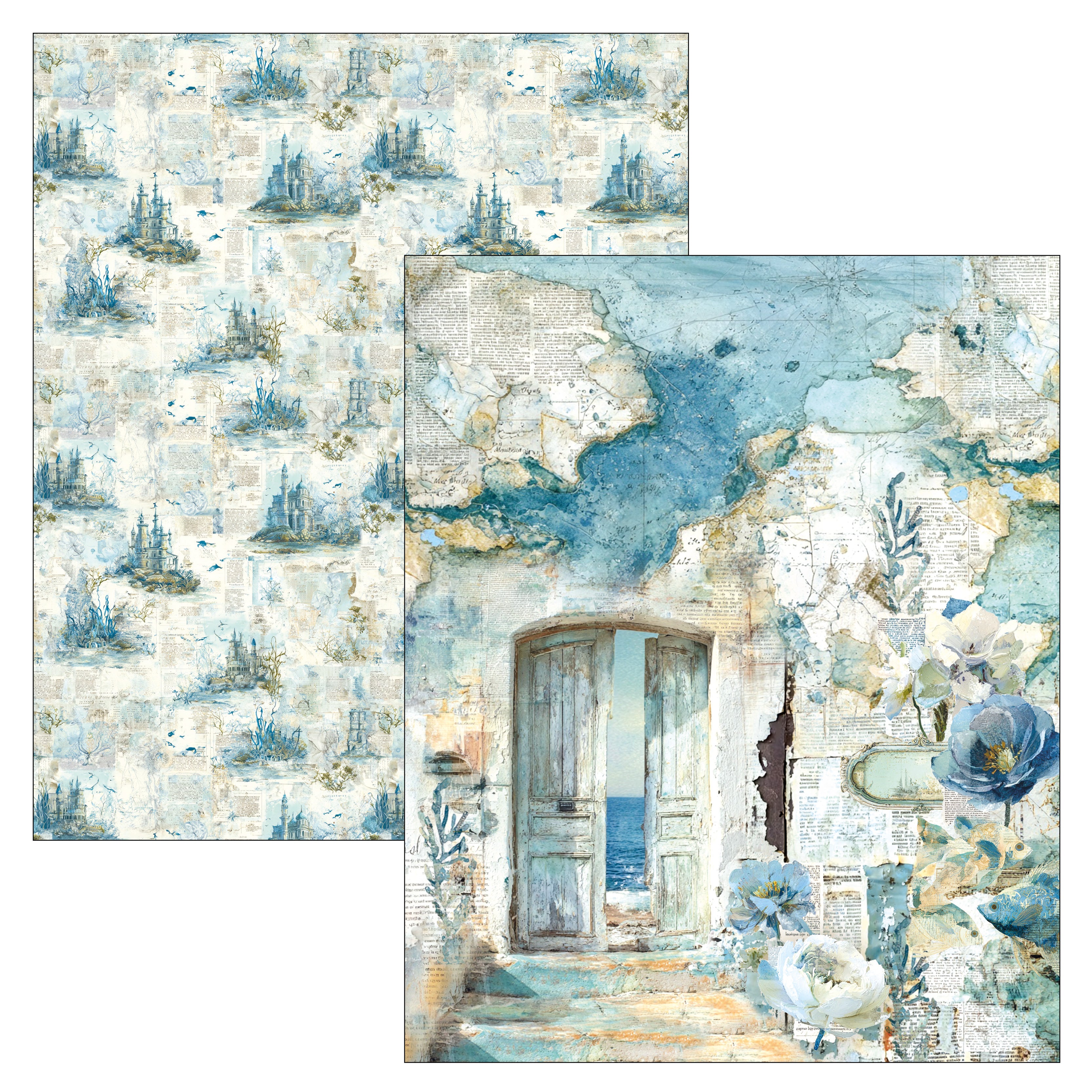 Ciao Bella - Mixed Media Book - Edge of the ocean - Maxi