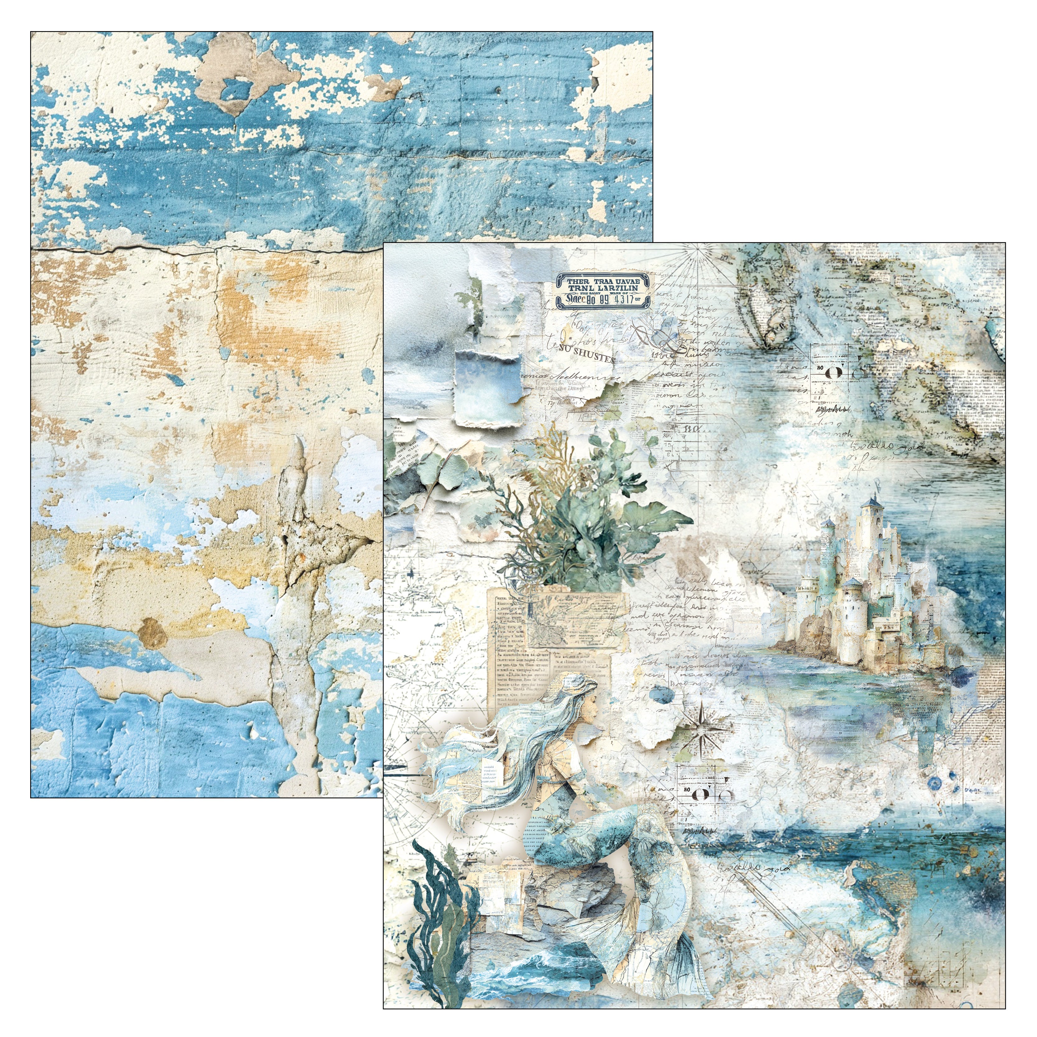 Ciao Bella - Mixed Media Book - Edge of the ocean - Maxi