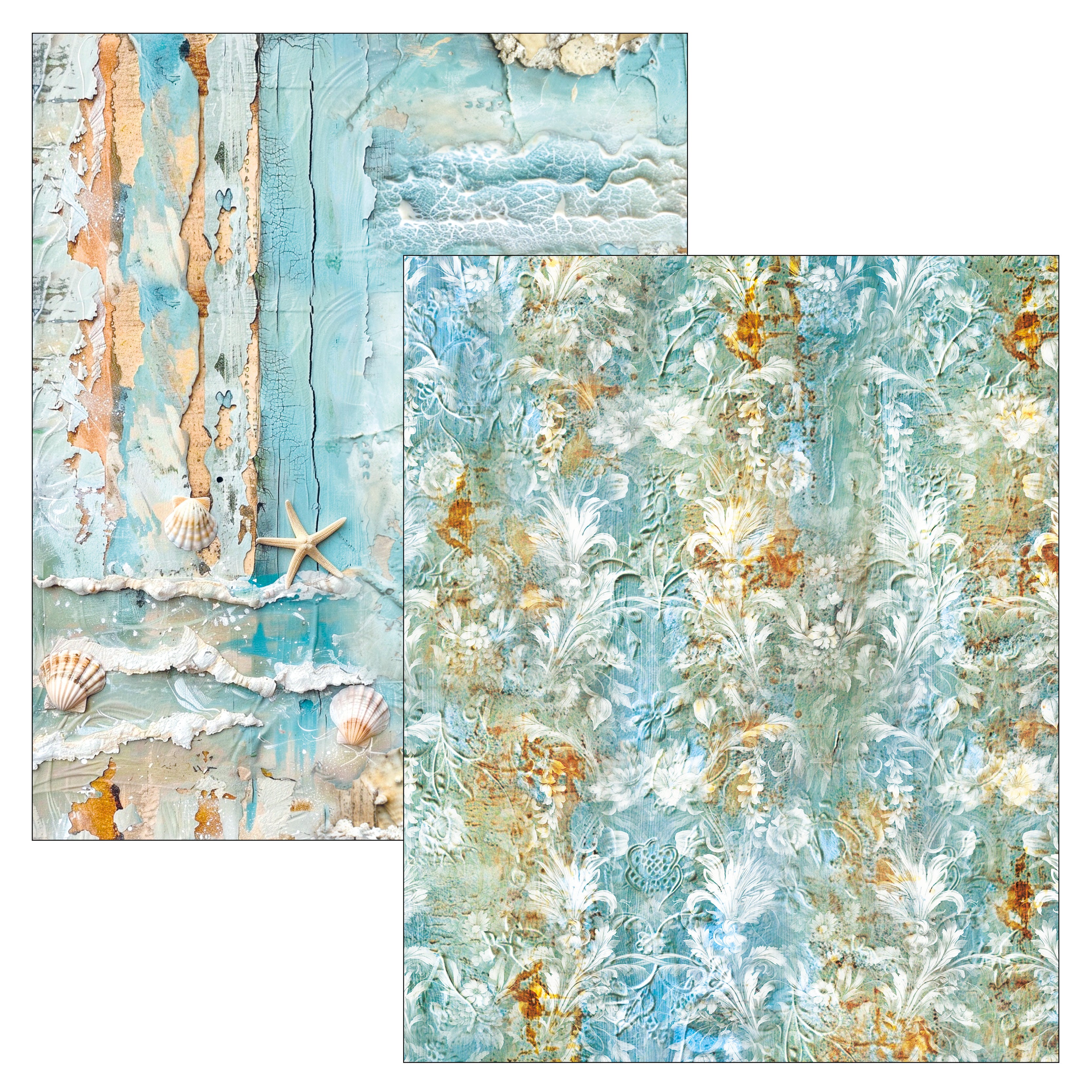 Ciao Bella - Mixed Media Book - Edge of the ocean - Maxi