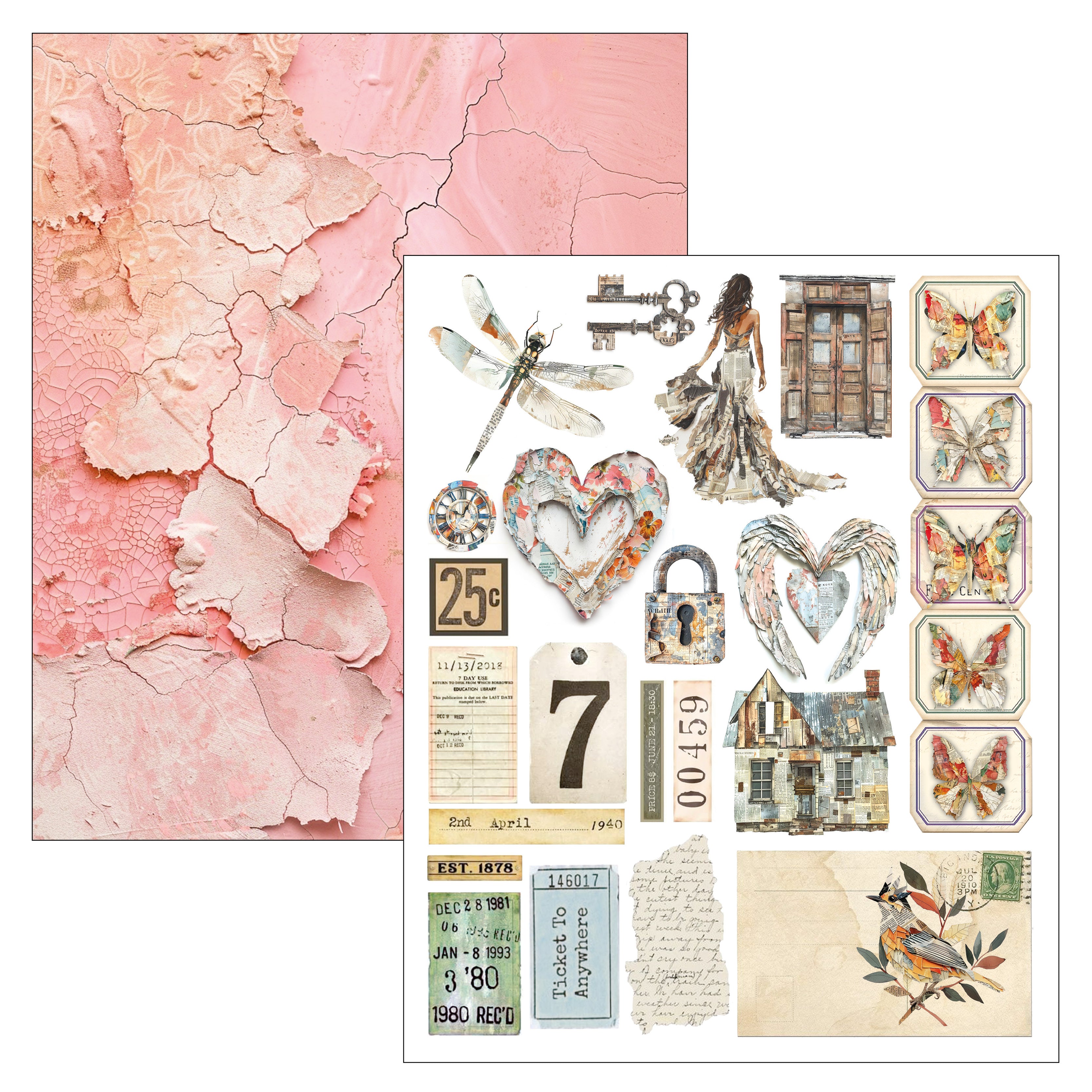 Ciao Bella - Mixed Media Book - The sound of spring - Maxi