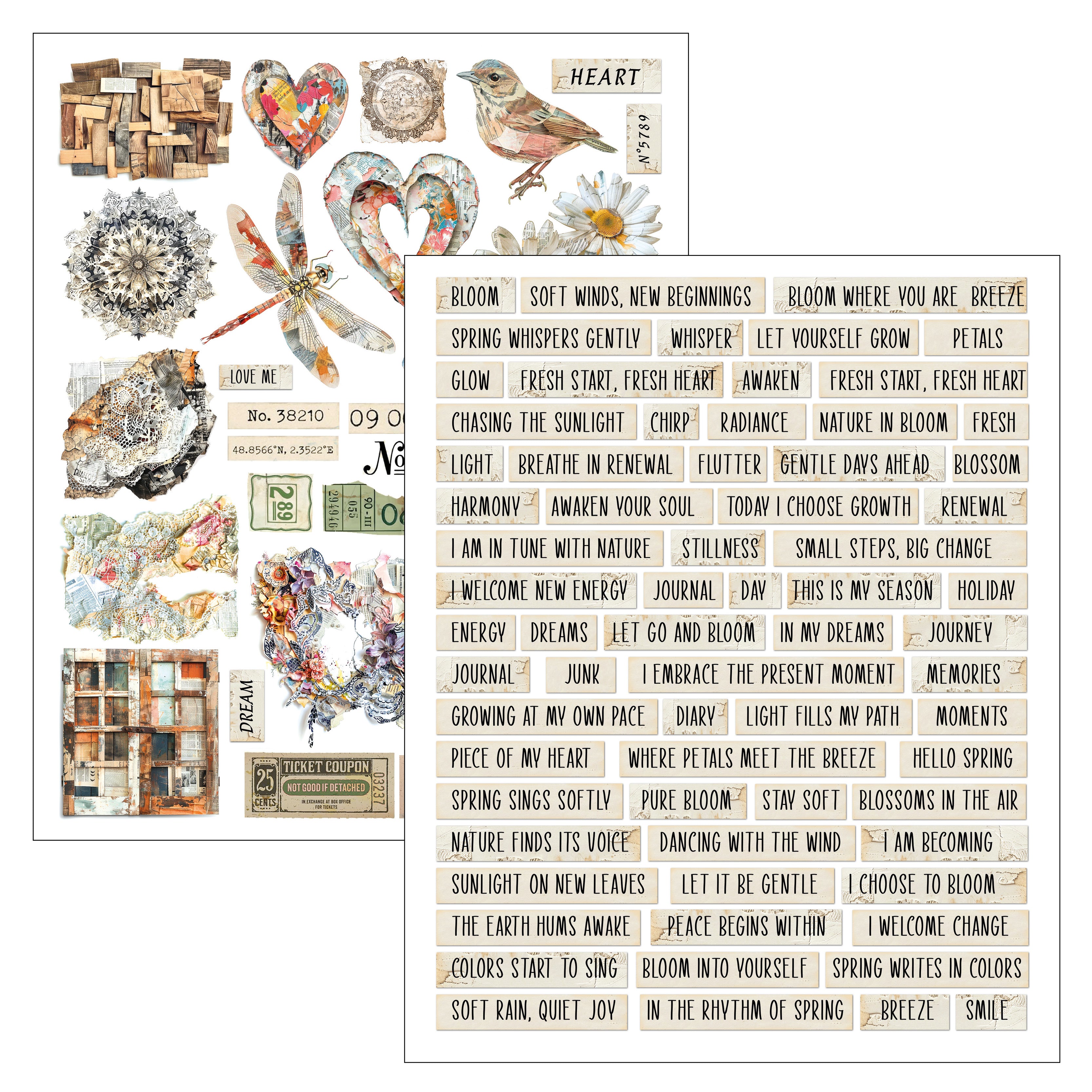 Ciao Bella - Mixed Media Book - The sound of spring - Maxi