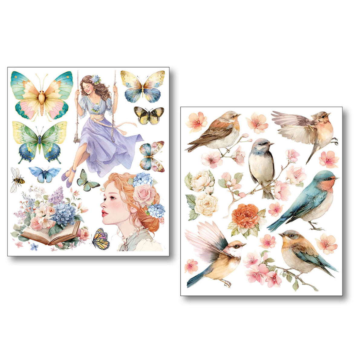 Ciao Bella - Mixed Media  Art Sticker set - Daydreams