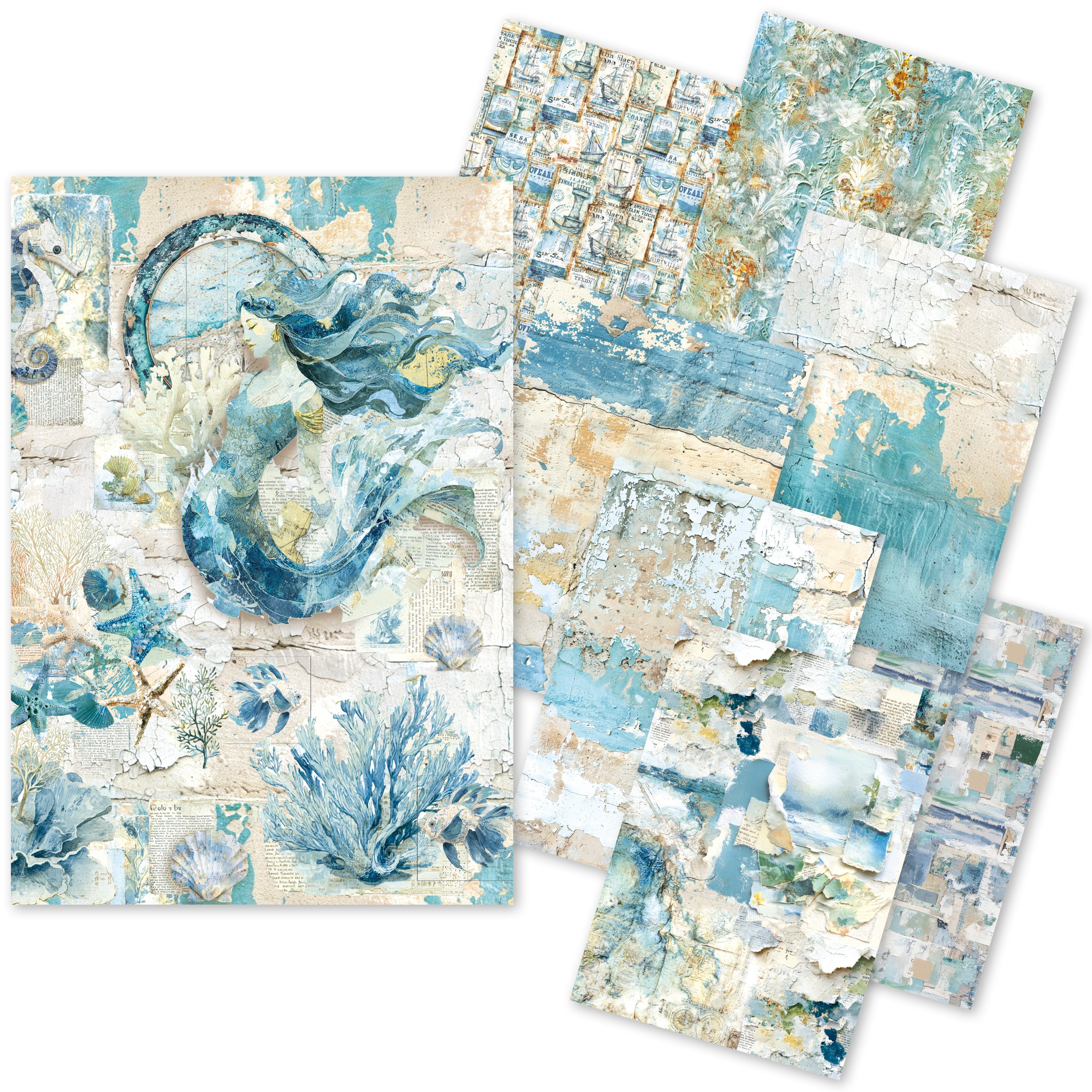 Ciao Bella - Craftmix - Edge of the ocean - A5 Paper pack