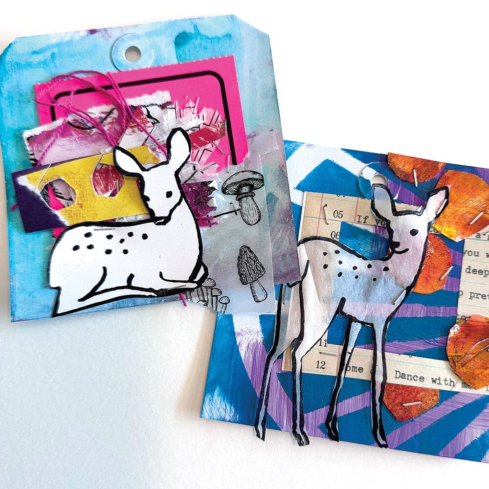 Dina Wakley Media - 3" Square Tags