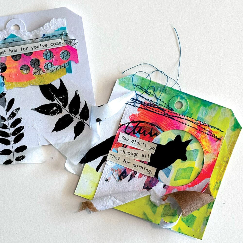 Dina Wakley Media - 4" Square Tags
