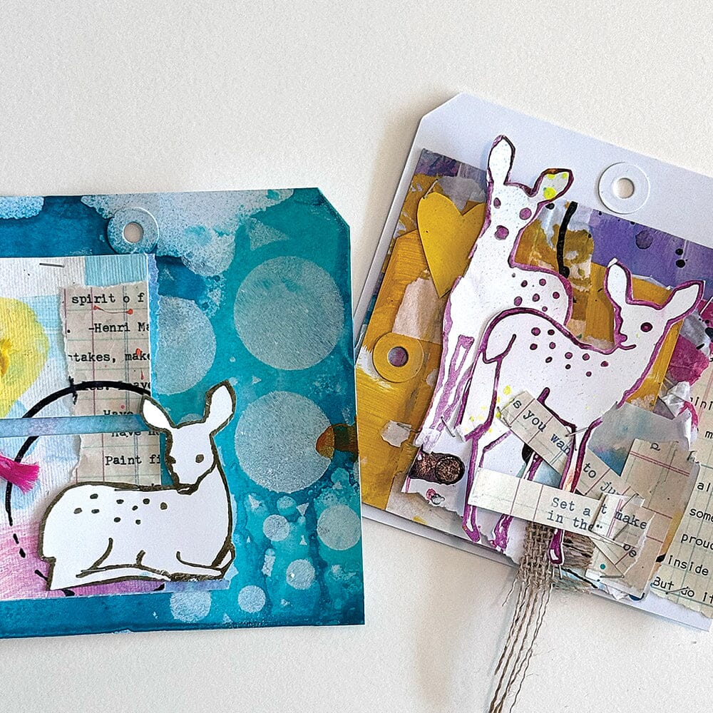 Dina Wakley Media - 5" Square Tags