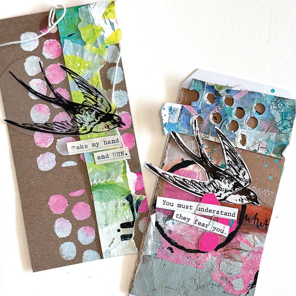 Dina Wakley Media - Stencil - Dotted tape