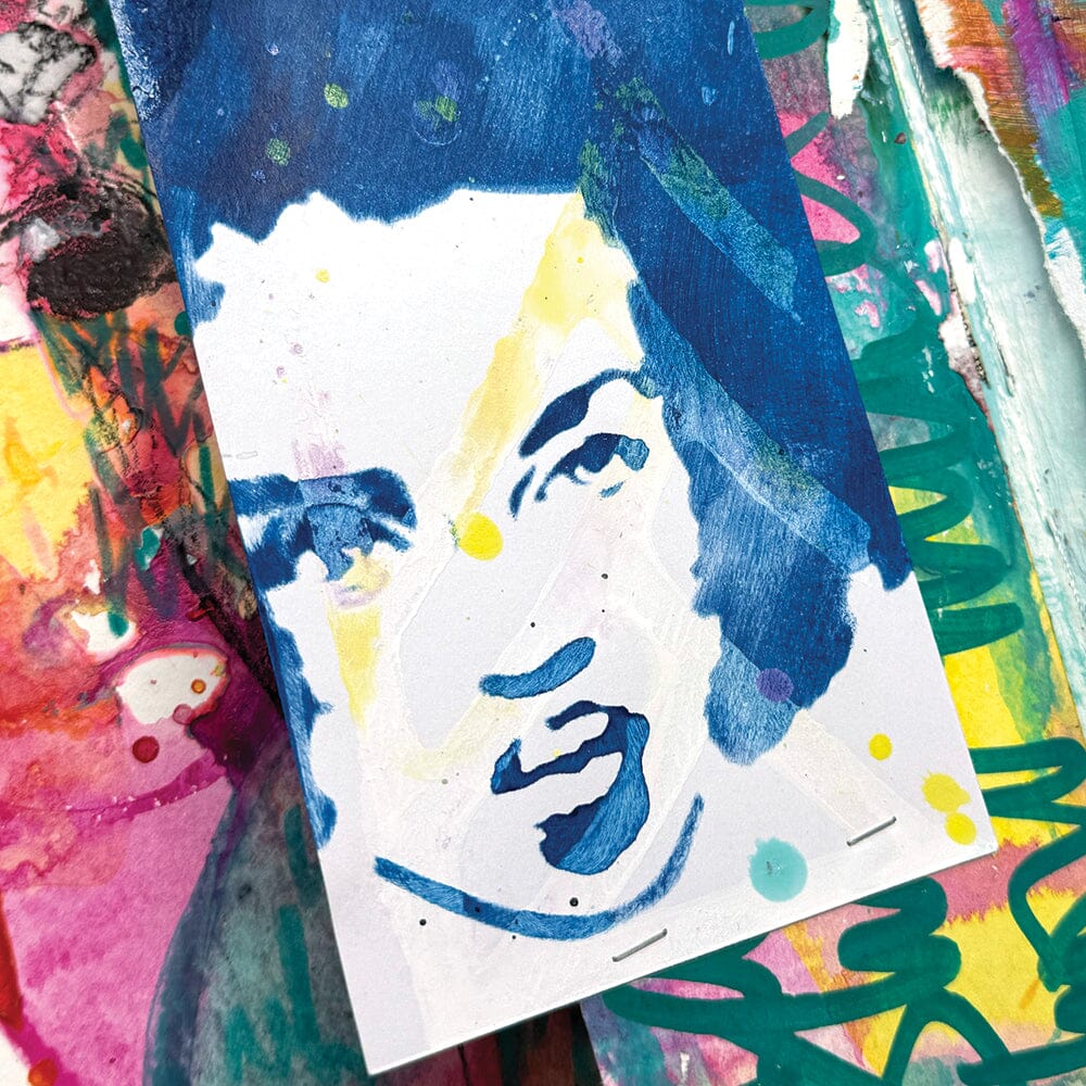 Dina Wakley Media - Stencil - Proud Woman